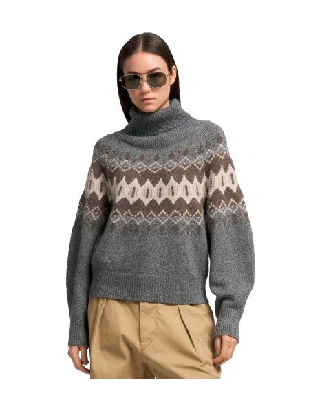Replay - Jersey De Cuello Alto Lambswool Viscose