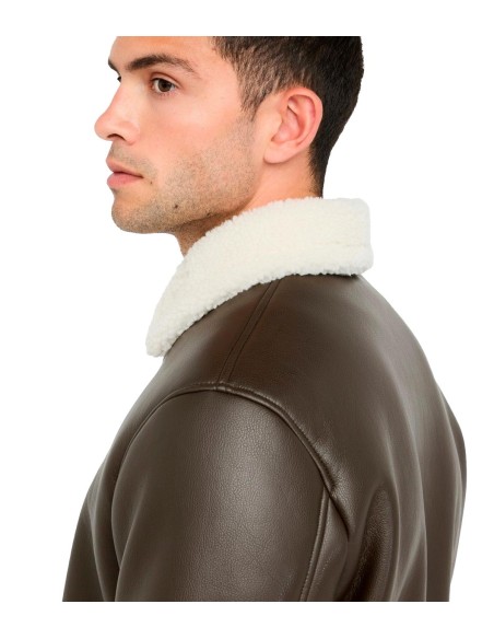 Liu Jo - Cazadora Motera De Tejido Encerado