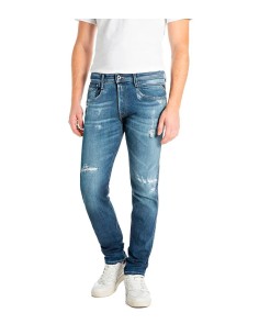 Replay - Pantalón 12 Oz Deep Blue Power