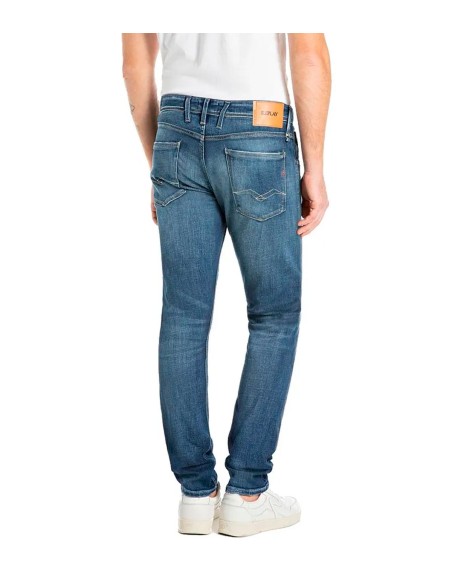 Replay - Pantalón 12 Oz Deep Blue Power