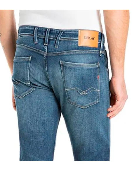 Replay - Pantalón 12 Oz Deep Blue Power