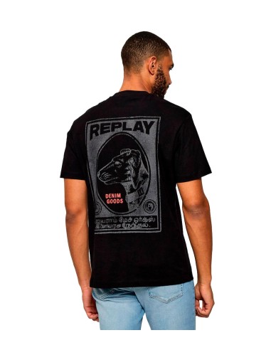 Replay - Camiseta Piece Dyed Heavy