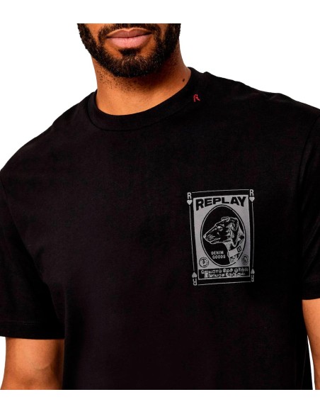 Replay - Camiseta Piece Dyed Heavy