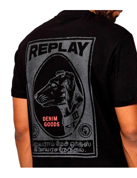 Replay - Camiseta Piece Dyed Heavy