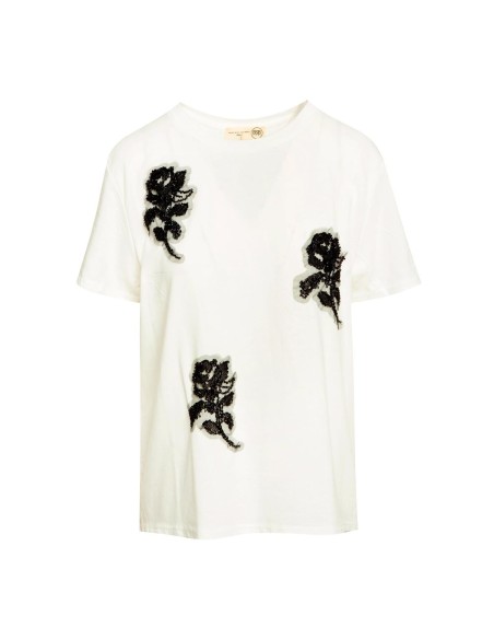 BSB - Camiseta Con Flores En Cuentas