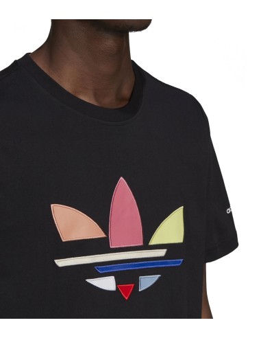 Adidas - Camiseta Hombre Negra - Adicolor Shattered Trefoil Tee