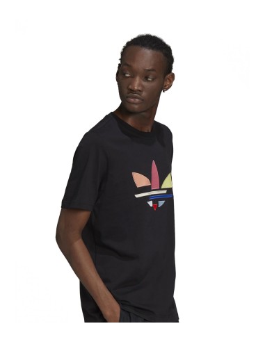 Adidas - Camiseta Hombre Negra - Adicolor Shattered Trefoil Tee