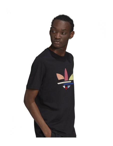 Adidas - Camiseta Hombre Negra - Adicolor Shattered Trefoil Tee