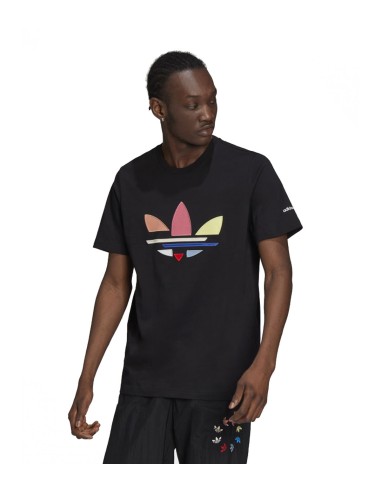 Adidas - Camiseta Hombre Negra - Adicolor Shattered Trefoil Tee