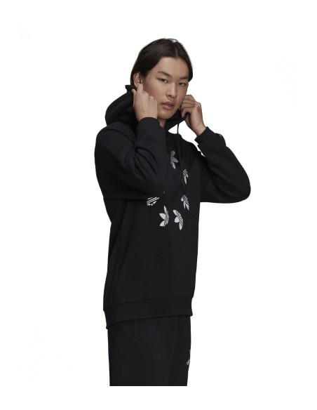 Adidas - Sudadera Hombre Negra - Adicolor Shattered Trefoil