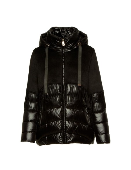 BSB - Chaqueta Acolchada Con Flecos