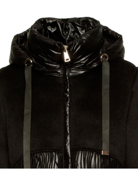 BSB - Chaqueta Acolchada Con Flecos