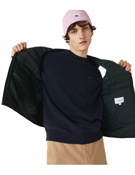 Lacoste - Chaleco Hombre Azul - Acolchado Ligero