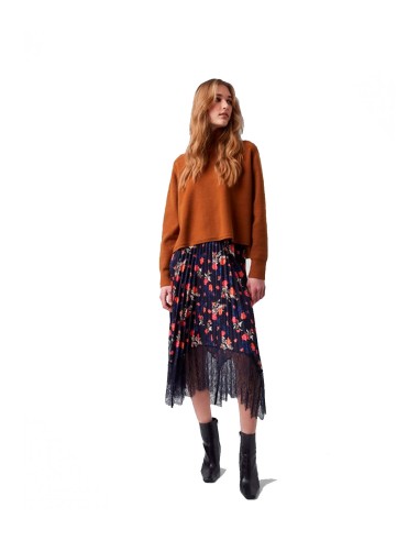 French Connection - Falda Mujer Azul