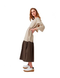 French Connection - Vestido Mujer beige