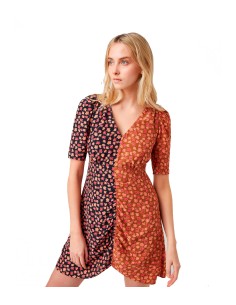 French Connection - Vestido Mujer Marrón