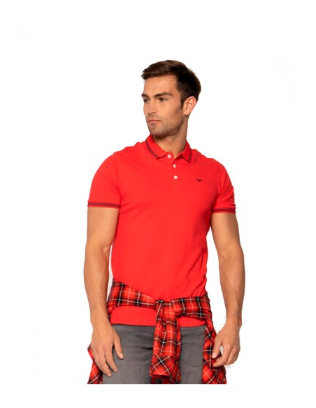 Emporio Armani - Polo Hombre Rojo