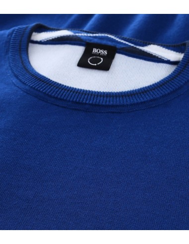 Hugo Boss - Jersey Hombre Azul - Cuello Redondo