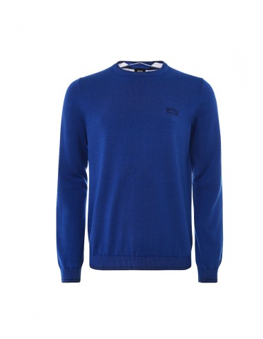 Hugo Boss - Jersey Hombre Azul - Cuello Redondo