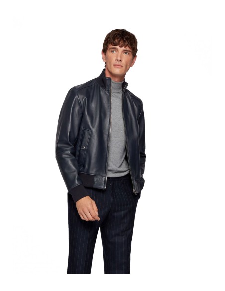 Hugo Boss - Chaqueta Hombre Azul - Bomber