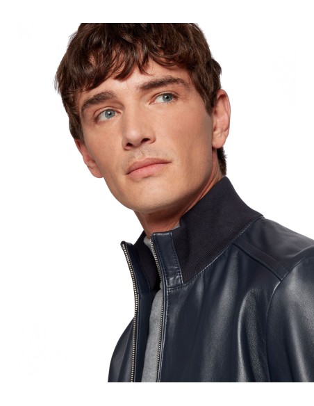 Hugo Boss - Chaqueta Hombre Azul - Bomber