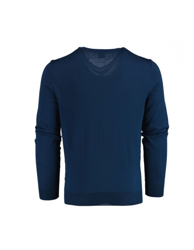 Hugo Boss - Jersey Hombre Azul - Cuello Pico