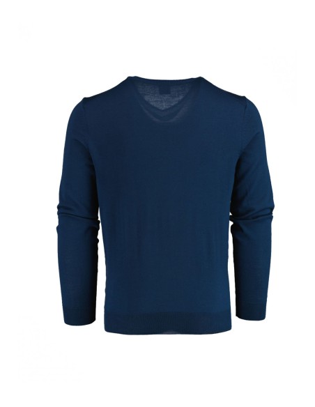 Hugo Boss - Jersey Hombre Azul - Cuello Pico