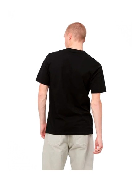Carhartt - Camiseta Hombre Negro - S/S Script T-Shirt