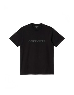 Carhartt - Camiseta Hombre Negro - S/S Script T-Shirt
