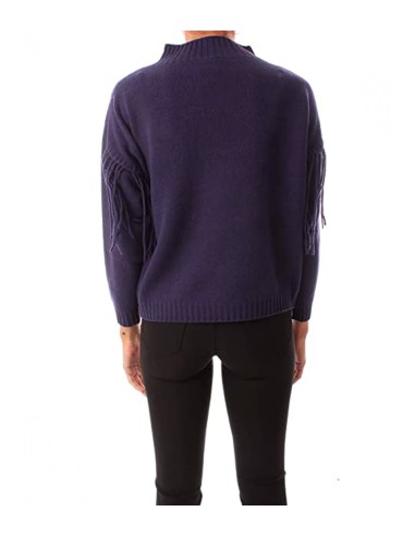 Marella - Jersey Mujer Morado - Flecos