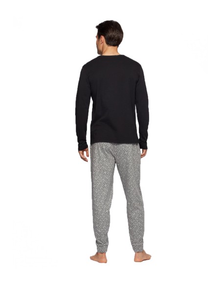 Hugo Boss - Pijama Hombre Gris - Relax Long Set