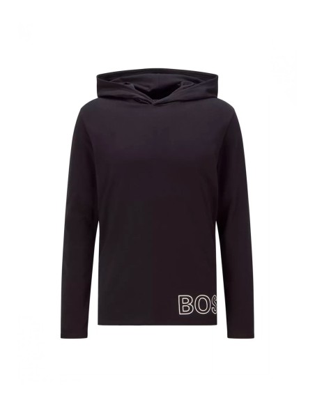 Hugo Boss - Camiseta de Pijama Hombre Negra - Identity