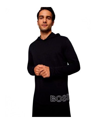 Hugo Boss - Camiseta de Pijama Hombre Negra - Identity