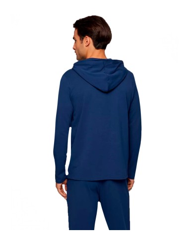 Hugo Boss - Camiseta de Pijama Hombre Azul - Identity
