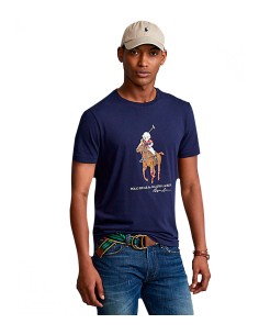 Polo Ralph Lauren - Camiseta Hombre Azul Marino - Short Sleeve-T