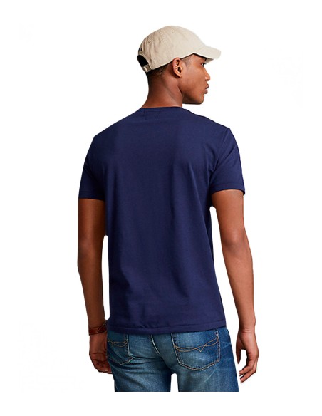 Polo Ralph Lauren - Camiseta Hombre Azul Marino - Short Sleeve-T
